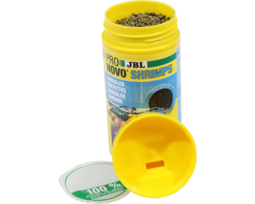 JBL Pro Novo Shrimps garnalenvoer geopende container