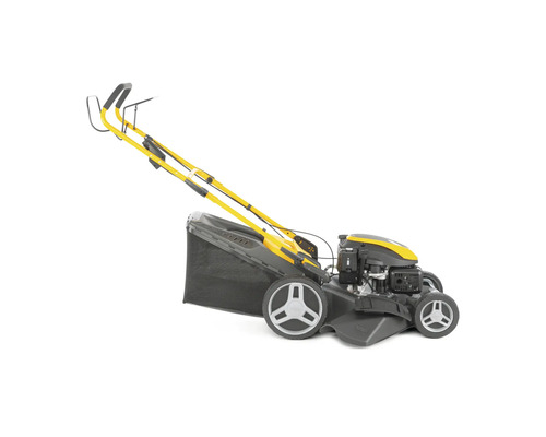 Benzine grasmaaier met opvangbak