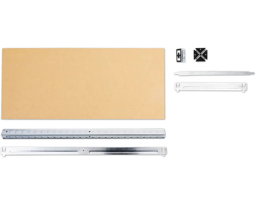 Meubelhangset met houten plaat en montageaccessoires