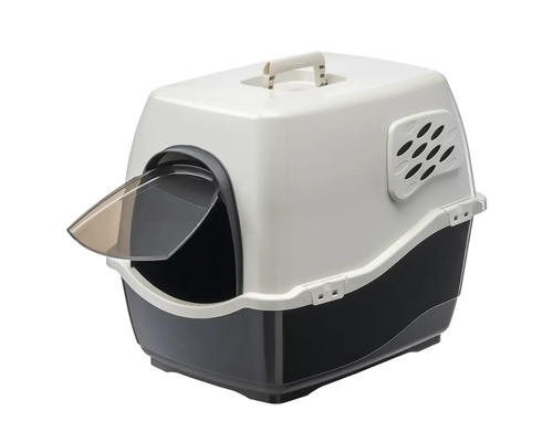 Kattentoilet met klep en handvat