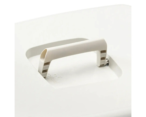 Deksel van een opbergdoos met handvat