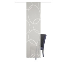 HOME FASHION Paneelgordijn Uni grijs 60x225 cm