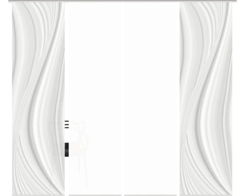 Schuifpaneel met golfpatroon