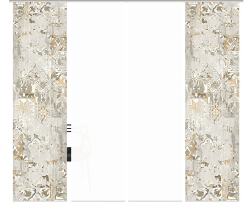 Schuifdeur met decoratie