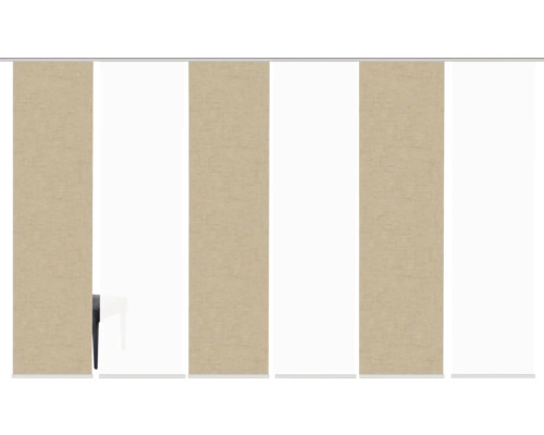 paneelgordijn met textielstructuur