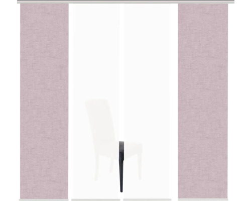 paneelgordijn met textielstructuur