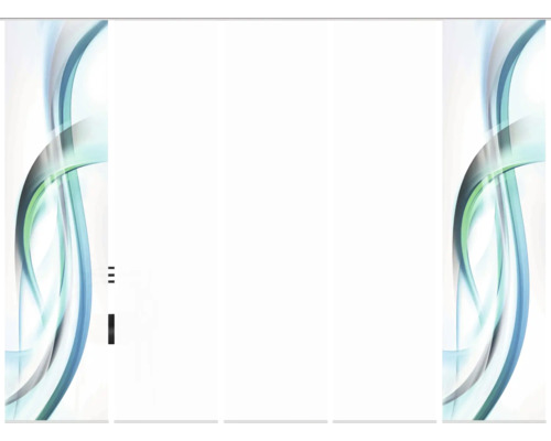 Roll Up display met abstract ontwerp