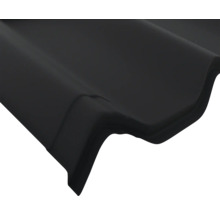 PRECIT Dakpanplaat metaal, RAL 9005 mat zwart, 1110 x 1170 x 115 mm
