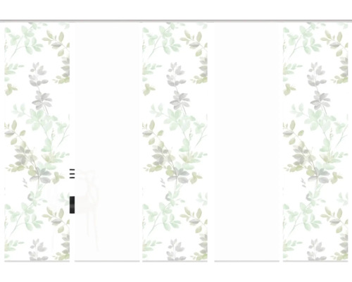 Schuifdeursysteem met bladerenpatroon voor interieurs