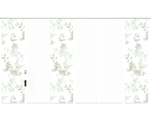 Behang met bladerpatroon