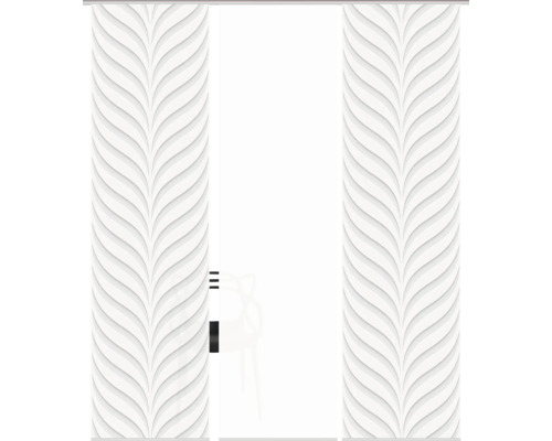 Schuifdeur met bladerpatroon voor binnenshuis