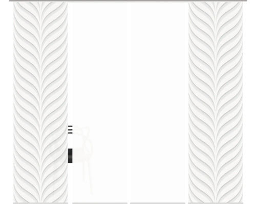 Schuifdeur met bladerenpatroon voor interieur