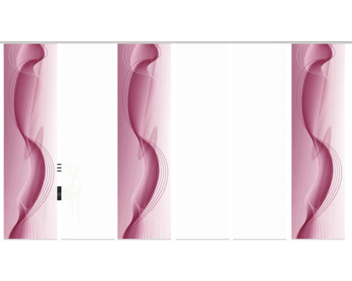 Roll-up display met abstract golfpatroon