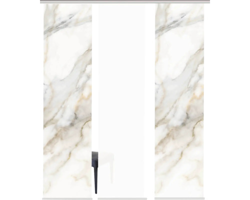 Douchewand met marmerlook