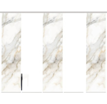 HOME FASHION Paneelgordijn Sumami wit 60x245 cm set van 5