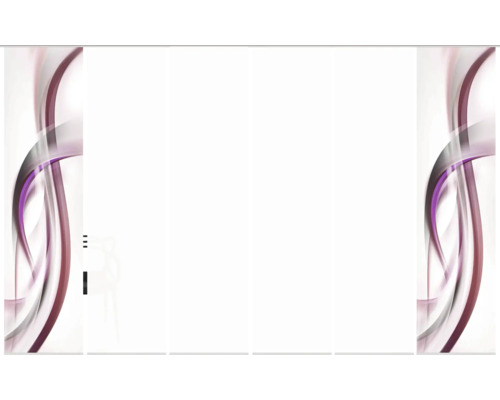 Schuifgordijn met abstract patroon