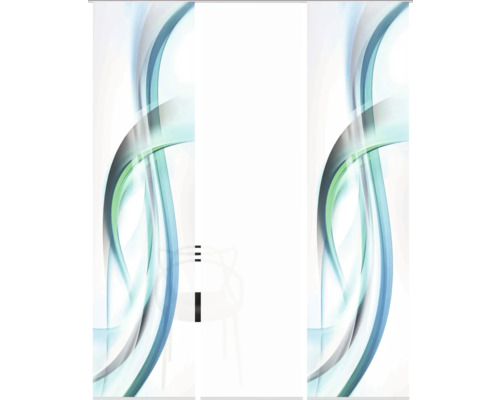 Schuifdeur met abstract patroon voor interieur