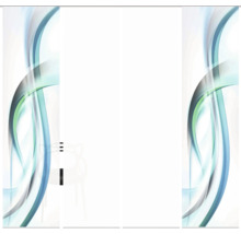 Schuifgordijn met abstract patroon