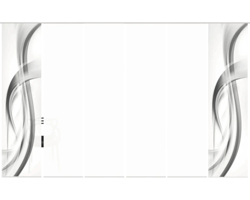 Schuifdeur met abstract patroon voor interieur