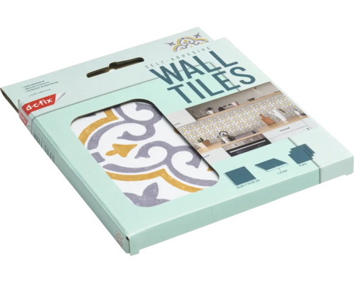 Verpakking zelfklevende wandtegels in Marokkaanse stijl