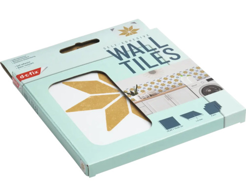 Verpakking zelfklevende wandtegels met geometrisch patroon