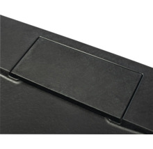 Detailaanzicht van een verzonken tafelblad