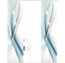 Raamfolie met abstract golfpatroon voor privacy