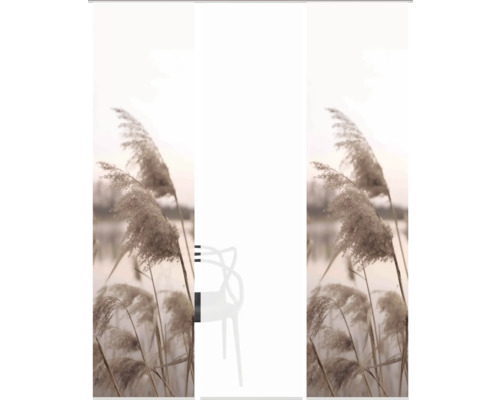 Stoel voor rietlandschap