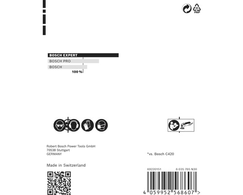 Informatie over Bosch Expert, Bosch Pro en Bosch producten, evenals veiligheidsinstructies en recyclinginstructies.