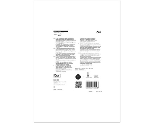 Bosch schuurmiddelenverpakking