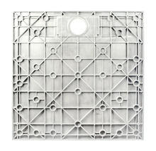 Vierkante infiltratiemoduleplaat van kunststof met uitsparingen