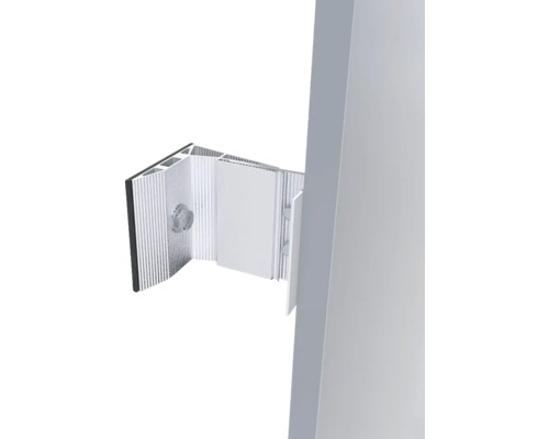 Wandbevestiging voor een douchewand