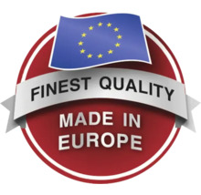 Gemaakt in Europa, keurmerk van de fijnste kwaliteit