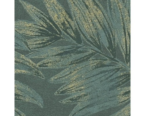 Close-up van een gestructureerd behang met plantmotief