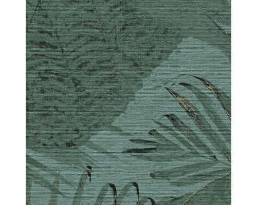 Behang met bladerdessin