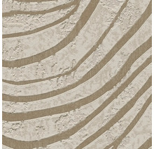 Behang met abstract, gebogen patroon