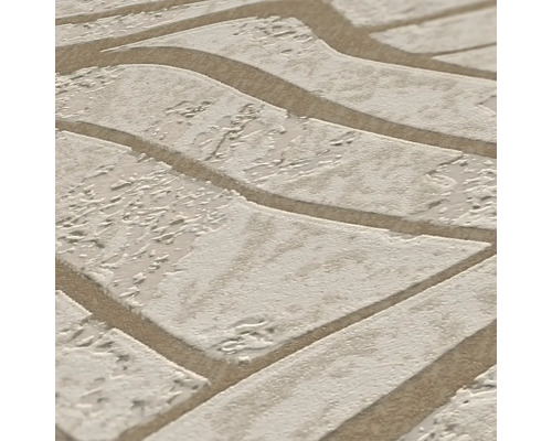 Close-up van een gestructureerd behang met abstract patroon