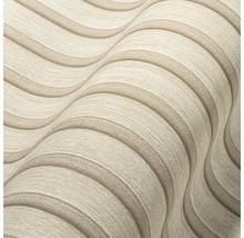 Close-up van een gestructureerd behang met golvend patroon