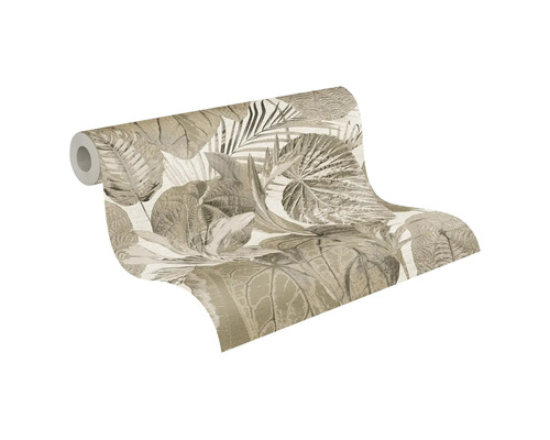 Behangrol met plantenmotief