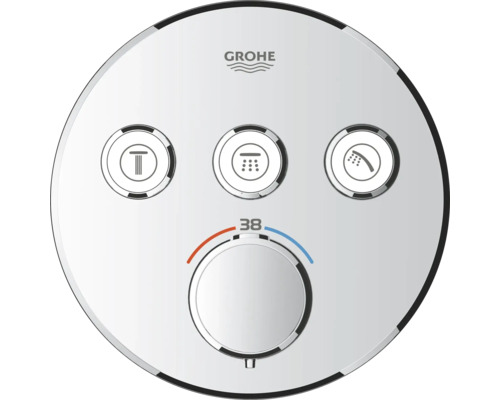 Grohe douchearmatuur voor temperatuurregeling en waterselectie