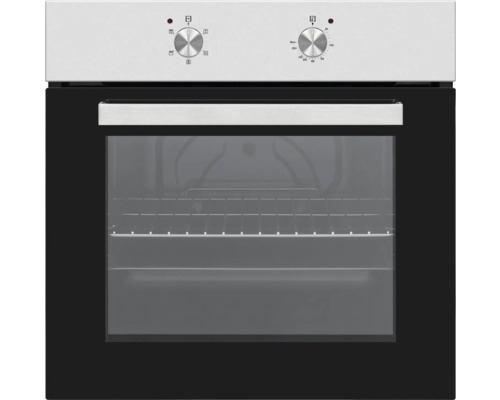 Inbouwoven met bedieningsknoppen en glazen deur