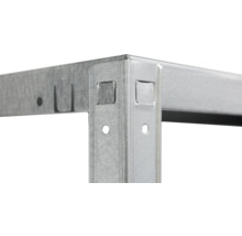 Detailopname van een metalen rek
