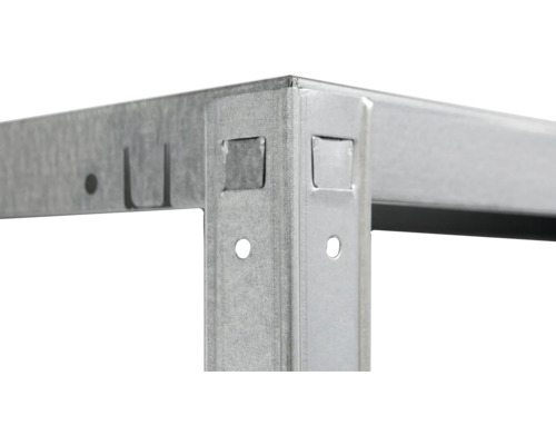 Detailopname van een metalen rek