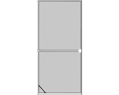 Hordeur met beschadiging in het onderste gedeelte