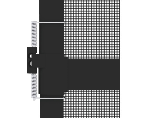 Detail van een insectenhor met klemveer bevestiging