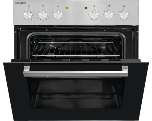 Exquisit oven met open deur en bedieningselementen