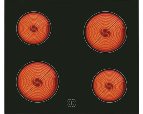 Elektrische kookplaat met vier kookzones