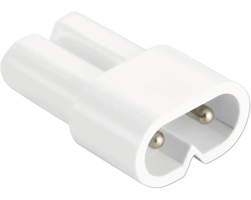 Compacte lampstekker met twee pinnen