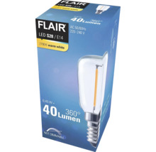 Verpakking van een Flair ledlamp S28 E14, 40 lumen, niet dimbaar