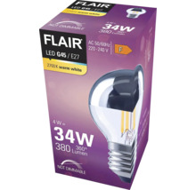 Verpakking van een Flair ledlamp G45 E27, niet dimbaar